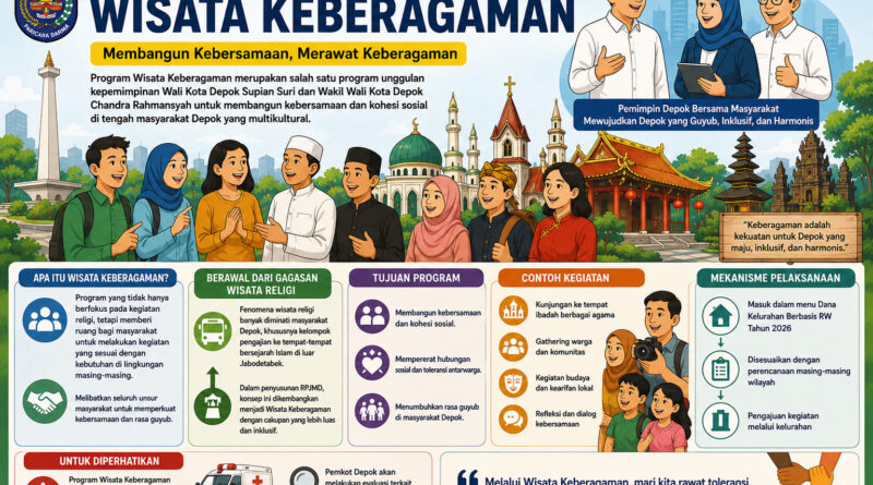 Ilustrasi wisata keberagaman depok untuk artikel Wisata Keberagaman Depok Dihentikan Usai Peserta Meninggal
